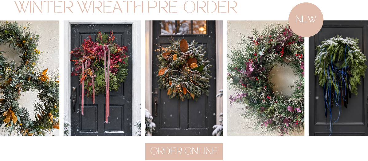 order winter wreath toronto, order winter wreaths toronto, GTA Christmas wreath, Toronto winter wreath